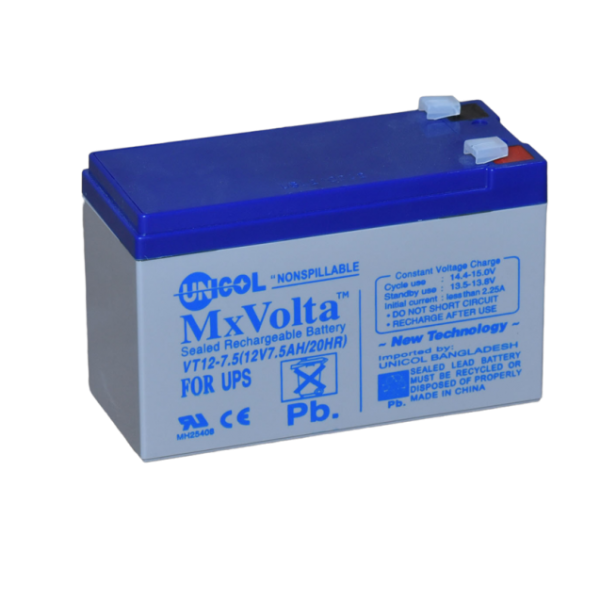 MxVolta VT12-7.5 12V 7.5Ah Battery